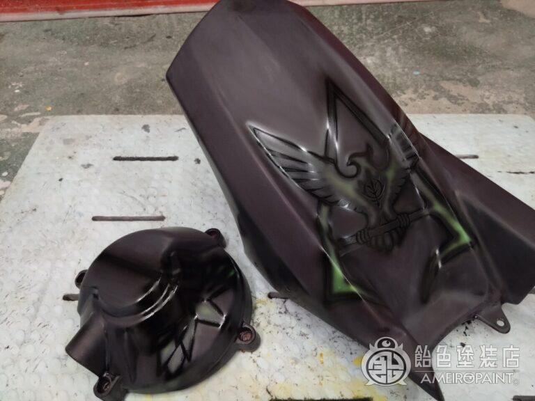 ヤマハ TRACER9 リアフェンダー＆クラッチカバー