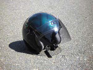 H-004　ジェットヘルメット 【バンド柄】