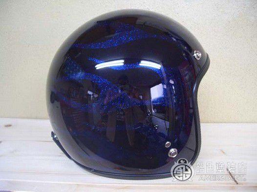 H-034　ジェットヘルメット 【ブルーフレイムス】