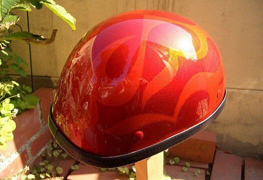 ダックテールヘルメット【オレンジ フレイムス】のサムネイル