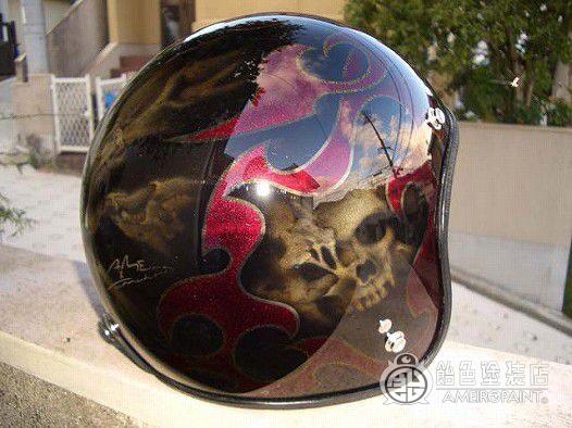 H-054  JET-HELMET [Skull AIRBRUSH]