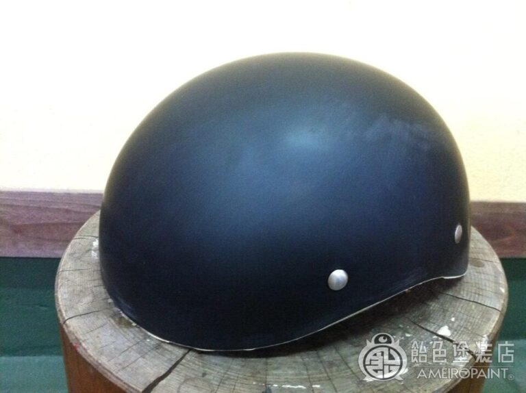 カスタムペイント工程　 ダックテールヘルメット 【奈良フレイムス】の画像