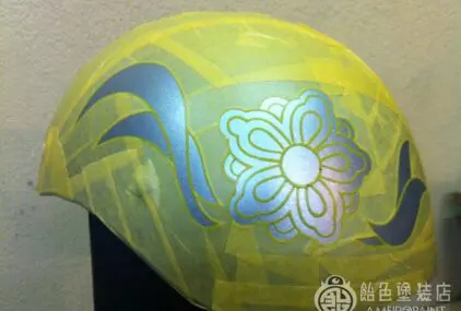 ダックテールヘルメット【花柄】のサムネイル画像