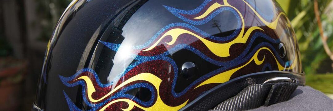 ダックテールヘルメット【仏様フレイムス】のサムネイル