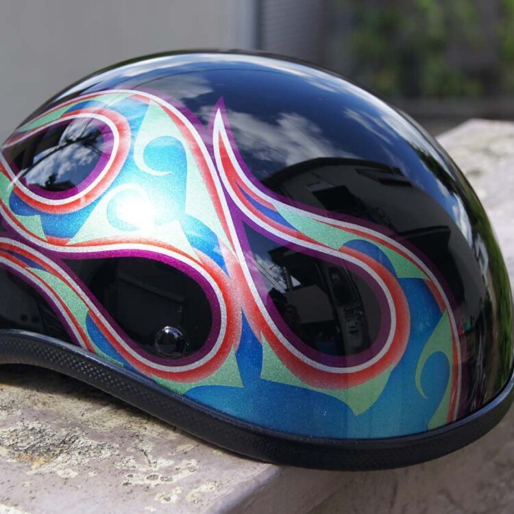 ダックテールヘルメット【奈良フレイムス 紫青】のサムネイル画像