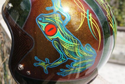 H-085  SHOEI FREEDOM [Frog Collaboration Paint]