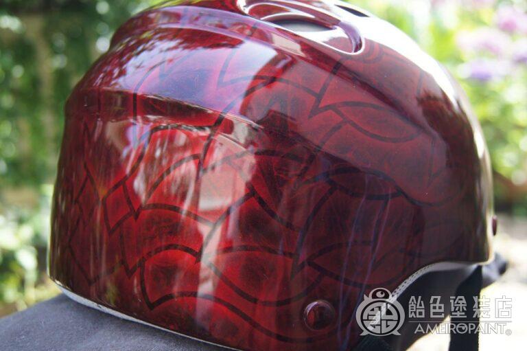H-088  BICYCLE-HELMET [WrapPaint Lion]