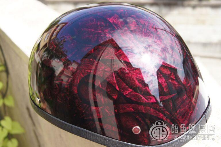 H-090  DUCKTAIL-HELMET [WrapPaint Flames]