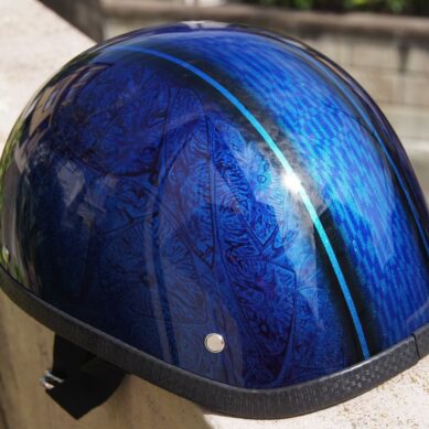 H-092　ダックテールヘルメット 【キャンディラップペイント】のサムネイル画像