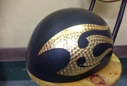 ハーフヘルメット【艶消しスピニングリーフ】のサムネイル画像