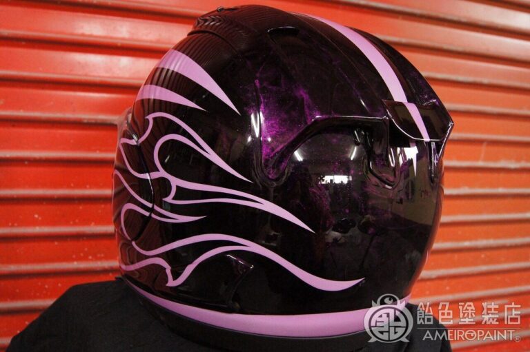 H-120  ARAI RX-7X [Purple Pearl Flames]