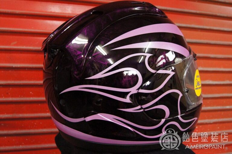 H-120  ARAI RX-7X [Purple Pearl Flames]