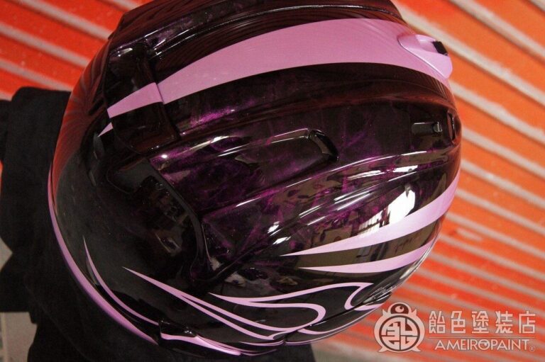 H-120  ARAI RX-7X [Purple Pearl Flames]