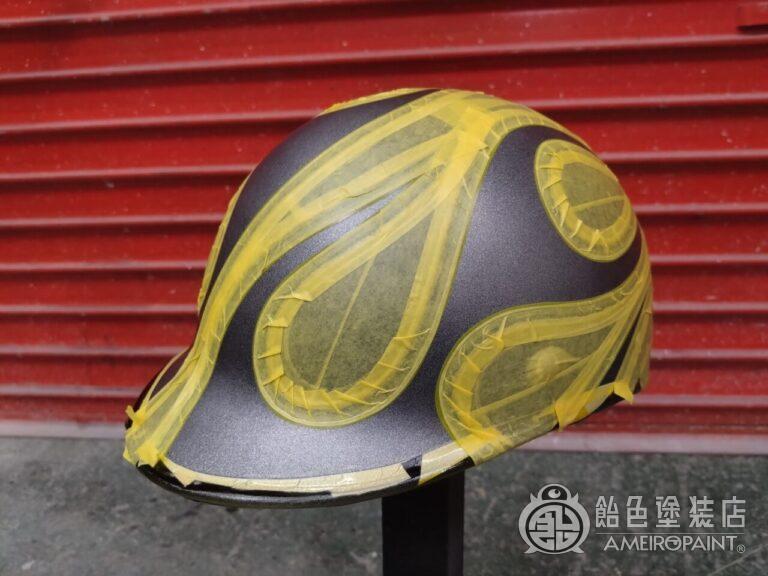 ジョッキーヘルメット【フレイムスとオークリーフ】