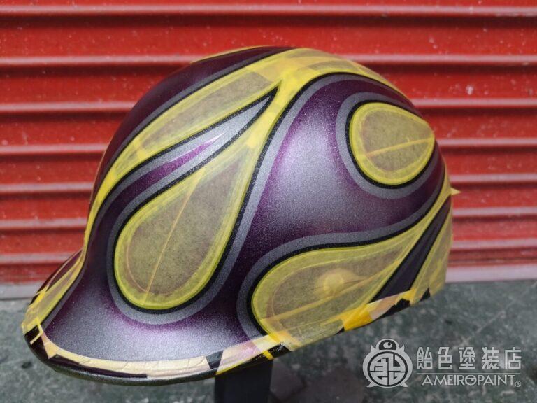 ジョッキーヘルメット【フレイムスとオークリーフ】