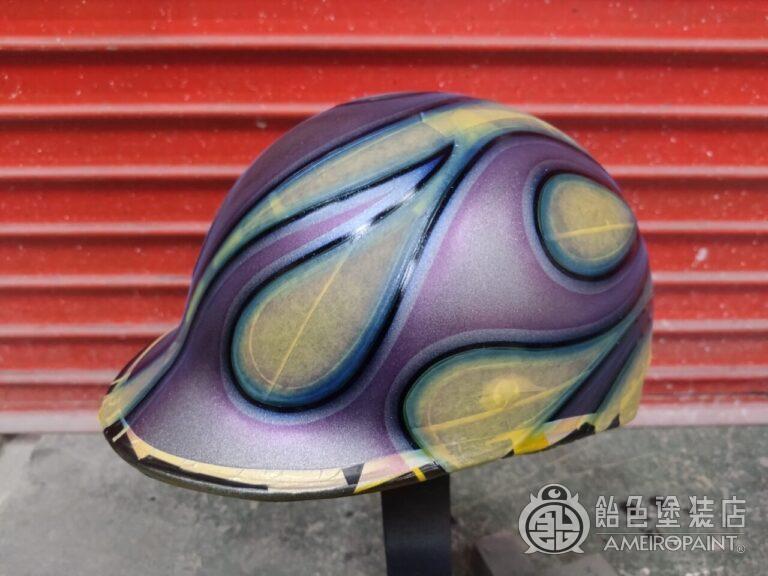 ジョッキーヘルメット【フレイムスとオークリーフ】