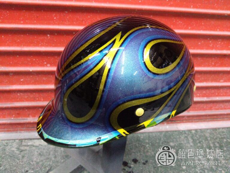 ジョッキーヘルメット【フレイムスとオークリーフ】