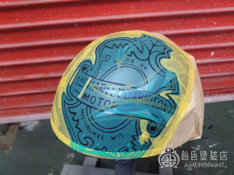 ジョッキーヘルメット【フレイムスとオークリーフ】