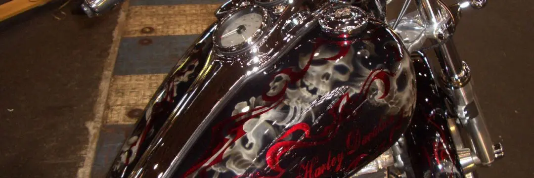 ハーレー 09FXD【スカル コラボペイント】のサムネイル