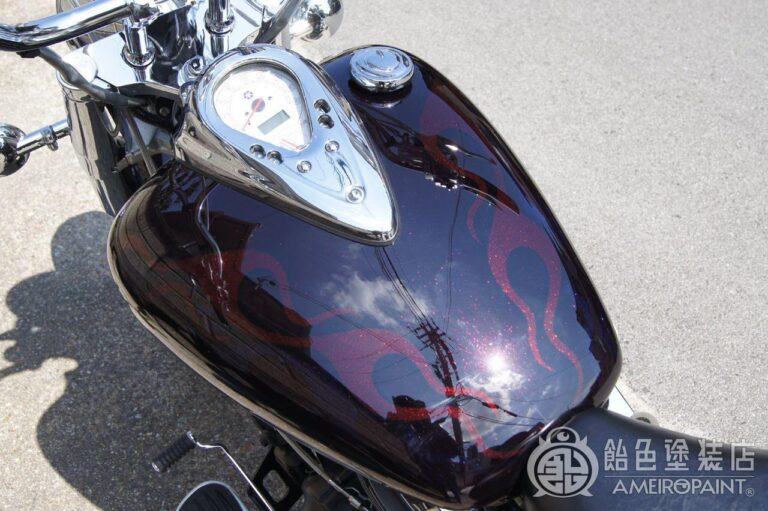 M-044  YAMAHA DragStar Classic [2-Color Flames]