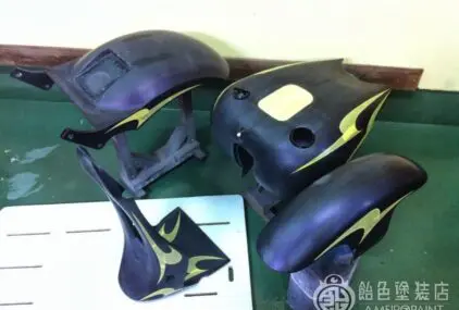 ハーレー FLST【ホワイト&ラップパープル】のサムネイル画像