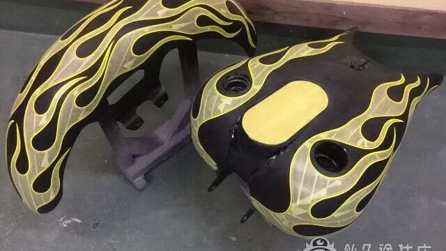 ハーレー ロードキング【ピンライン グラデーション】のサムネイル