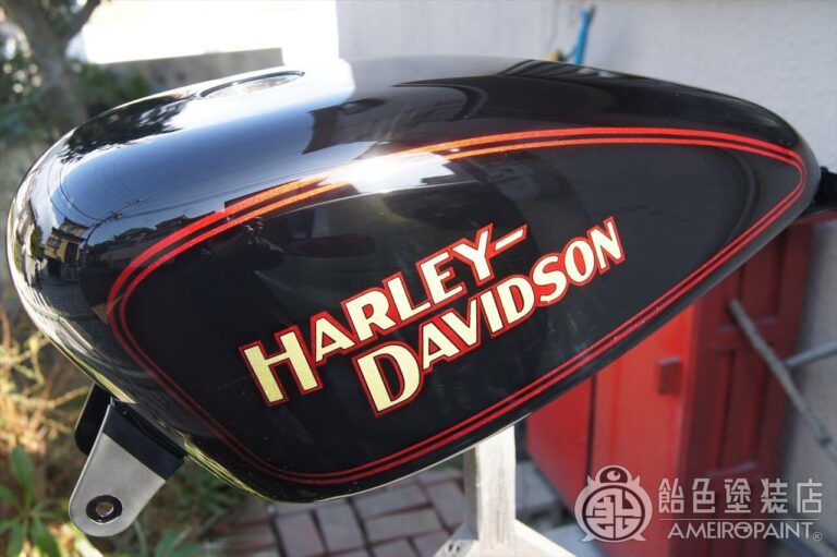 M-075  H-D SportSter Tank [AMF-Style Harley logo]