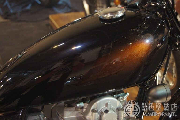 M-076  YAMAHA SR [Side Candy-Brown]