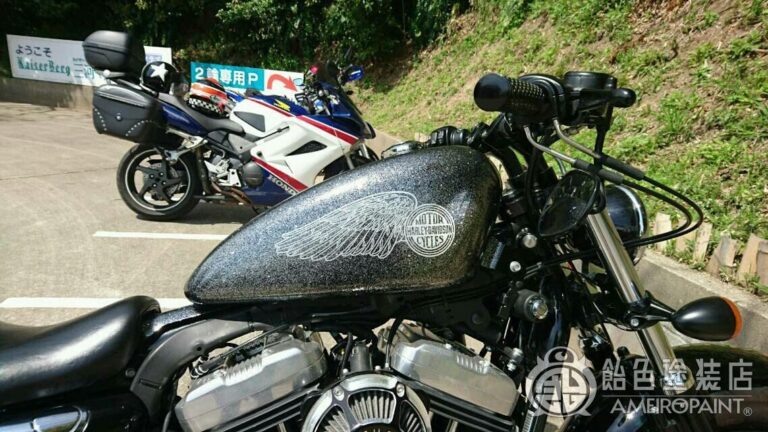 M-089  H-D King SportSter Tank [Sticker Clear Coat]