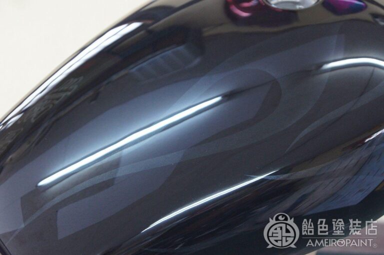 M-097  H-D XL1200L Tank [Candy-Black Flames]