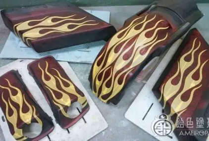 ハーレー ロードキング【ラップペイント フレイムス】のサムネイル画像