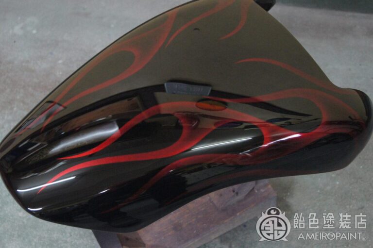 M-141  YAMAHA V-MAX Dummy Tank [Brandy-Wine Flames]