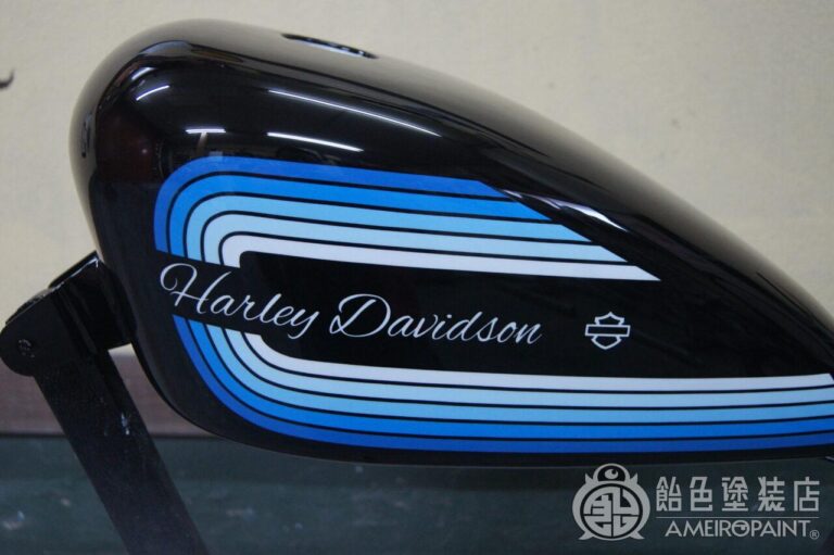 M-142  H-D SportSter Tank [Blue Rainbow]