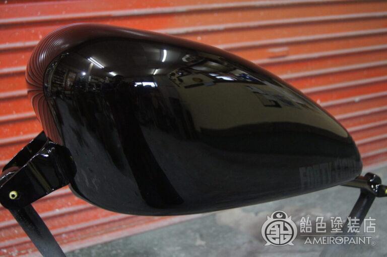 M-156  H-D SportSter Tank [Ghost Flames & FORTY-EIGHT Logo]