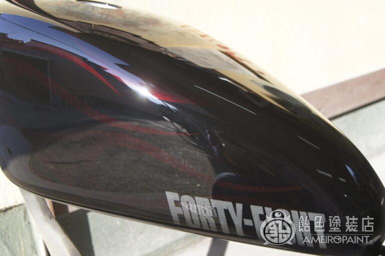 M-156  H-D SportSter Tank [Ghost Flames & FORTY-EIGHT Logo]