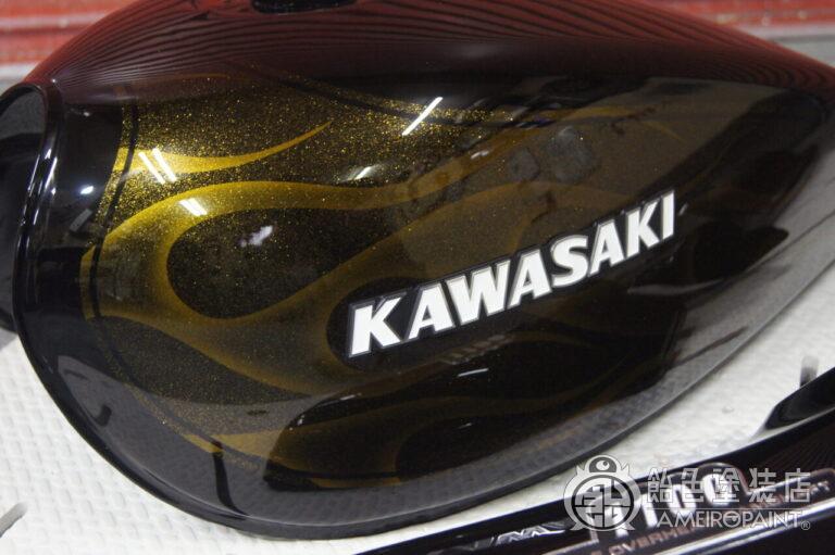 M-162  KAWASAKI ZEPHYR 1100 [Gold Fireball Flames]