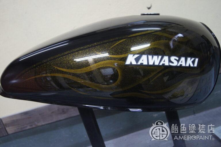 M-162  KAWASAKI ZEPHYR 1100 [Gold Fireball Flames]