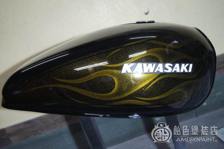 M-162  KAWASAKI ZEPHYR 1100 [Gold Fireball Flames]