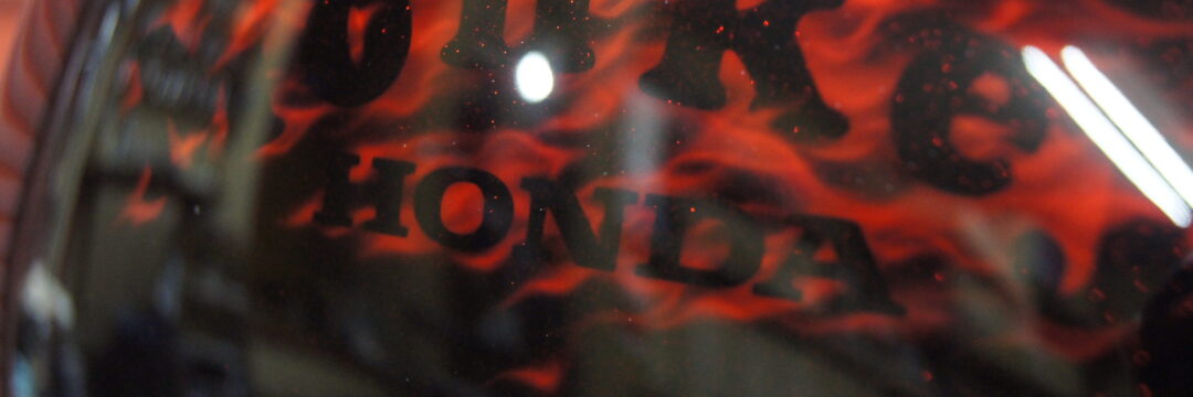 HONDA Monkey 125 Tank [Simple Graphics and AirBrush Logo]