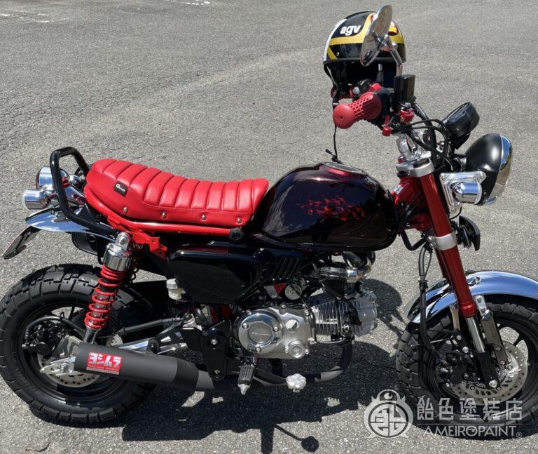 ホンダ モンキー125 タンク【シンプルグラフィックとエアブラシロゴ】