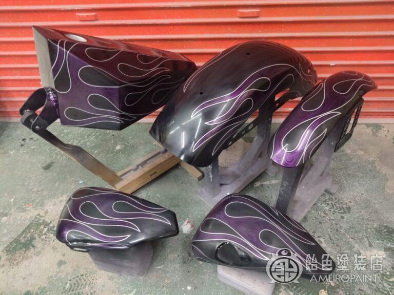 マスキング剥がし ハーレー XL1200v