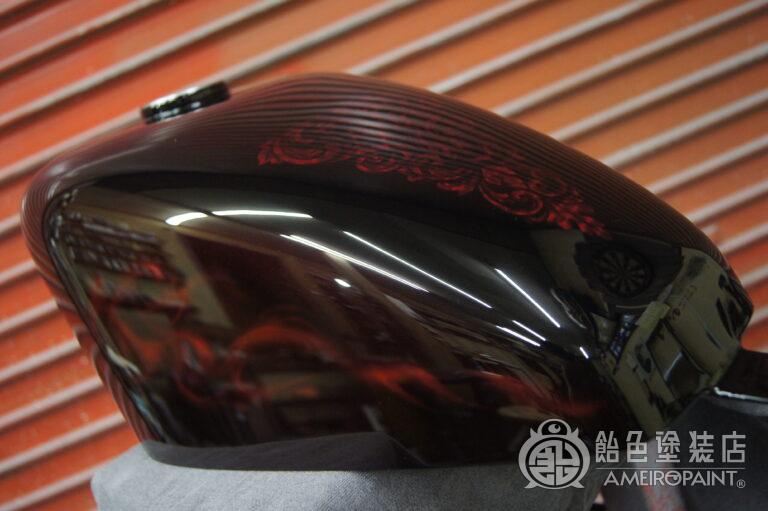 HONDA STEED SportSter Tank [Leaf Graphics and AirBrush]