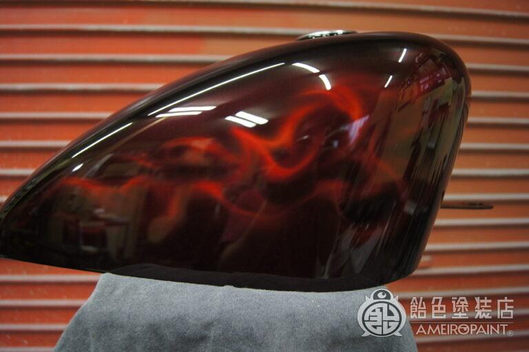 HONDA STEED SportSter Tank [Leaf Graphics and AirBrush]