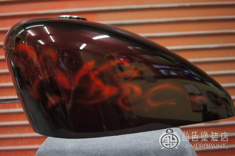 HONDA STEED SportSter Tank [Leaf Graphics and AirBrush]