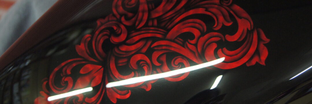 HONDA STEED SportSter Tank [Leaf Graphics and AirBrush]