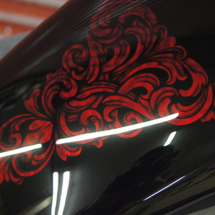 ホンダ スティード スポタン【リーフグラフィックとエアブラシ】