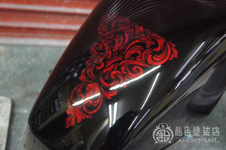 HONDA STEED SportSter Tank [Leaf Graphics and AirBrush]