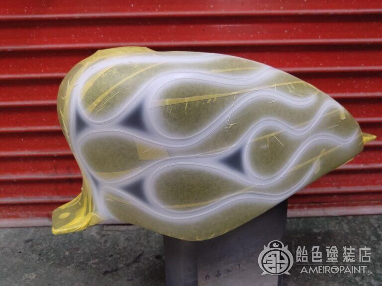 H-D 08FLSTF [Blue Flames]