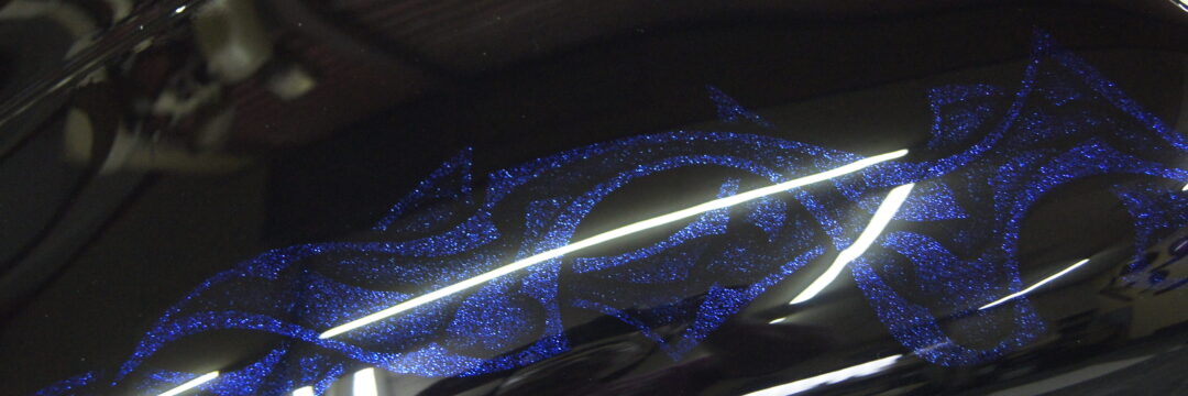 H-D FLSTF [Blue Graphic]