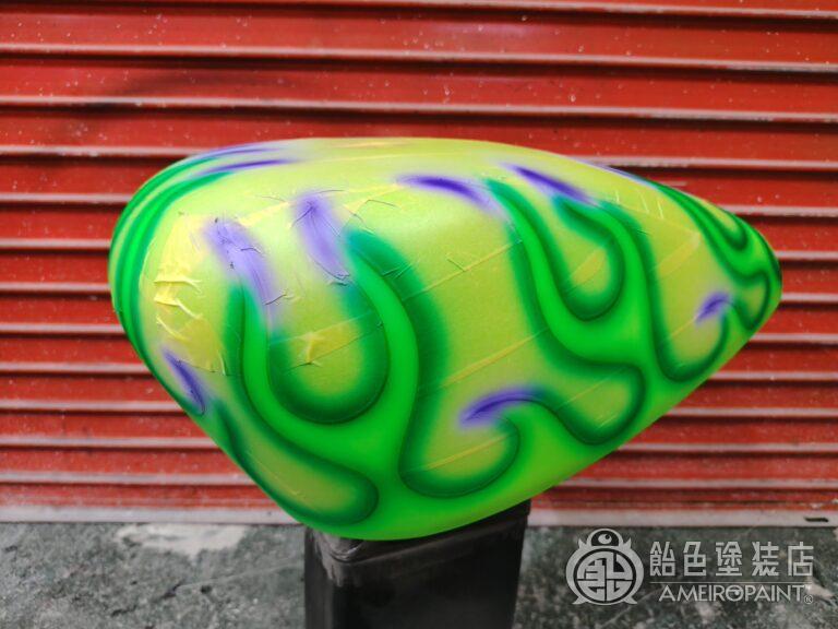 H-D 08FLSTF [Blue Flames]